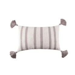 Kirkland's Home Woven Tasseled Lumbar Pillow- Pillows