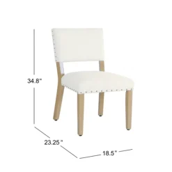 Kirkland's Home Woven Upholstered Dining Chairs, Set Of 2- Dining Chairs