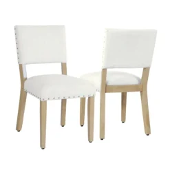 Kirkland's Home Woven Upholstered Dining Chairs, Set Of 2- Dining Chairs