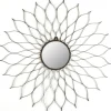 Kirkland's Home Wrought Iron Flower Petal Wall Mirror- Decorative Mirrors