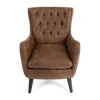 Kirkland's Home Wyatt Chester Faux Leather Accent Chair- Accent Chairs