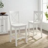 Kirkland's Home X-Back Farmhouse Counter Stools, Set Of 2- Bar Stools & Counter Height Stools