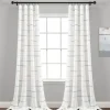 Kirkland's Home Yellow And Gray Stripe Curtain Panel Set, 84 In.- Curtains & Drapes