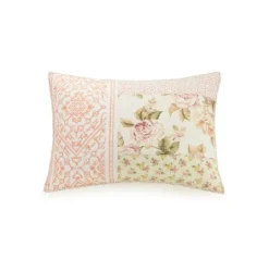 Kirkland's Home Yellow And Pink Patchwork Blooms Full/Queen Quilt- Quilts