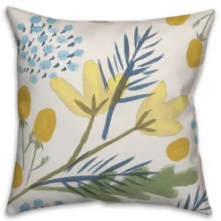 Kirkland's Home Yellow Botanicals Pillow- Pillows