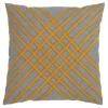 Kirkland's Home Yellow Crosshatch Stitch Cotton Throw Pillow- Pillows