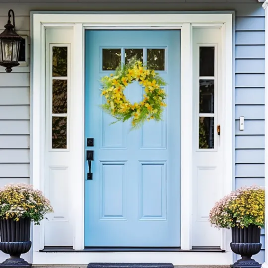 Kirkland's Home Yellow Daisy And Berry Wreath- Wreaths