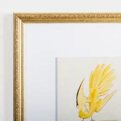Kirkland's Home Yellow Free Bird Gold Framed Art Print- Framed Art