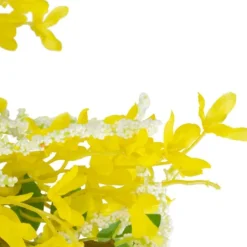Kirkland's Home Yellow Jasmine Spiral Wreath- Wreaths