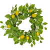 Kirkland's Home Yellow Lemon Blossom Wreath- Wreaths