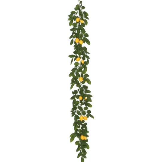 Kirkland's Home Yellow Lemon Leaf Garland- Arrangements & Greenery