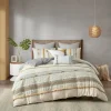 Kirkland's Home Yellow Striped 3-Pc. Full/Queen Comforter Set- Comforters
