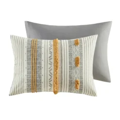 Kirkland's Home Yellow Striped 3-Pc. Full/Queen Comforter Set- Comforters