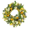 Kirkland's Home Yellow Tulip And Lemon Wreath- Wreaths
