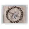 Kirkland's Home You And Me Wreath Framed Wooden Wall Plaque- Wall Quotes & Signs