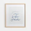 Kirkland's Home You Me & The Sea Framed Art Print- Wall Quotes & Signs