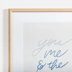 Kirkland's Home You Me & The Sea Framed Art Print- Wall Quotes & Signs
