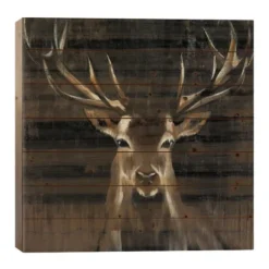 Kirkland's Home Young Buck Wood Art Print- Wall Plaques