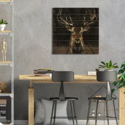 Kirkland's Home Young Buck Wood Art Print- Wall Plaques