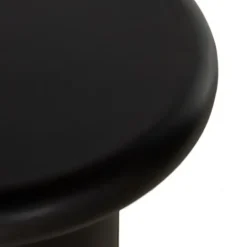 Kirkland's Home Zach Charcoal Wood Pedestal End Table- Accent & End Tables