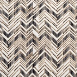 Kirkland's Home Zig Zag Upholstered Ottoman- Benches & Ottomans