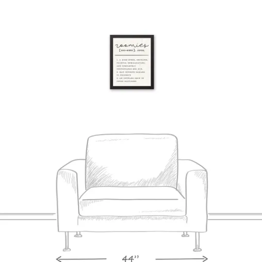 Kirkland's Home Zoomies Framed Canvas Art Print, 12X15 In.- Wall Quotes & Signs